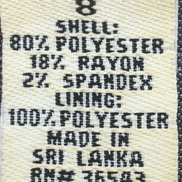 Calvin Klein Lined Gray PinStripe Skirt  Size 8 - Picture 11 of 11